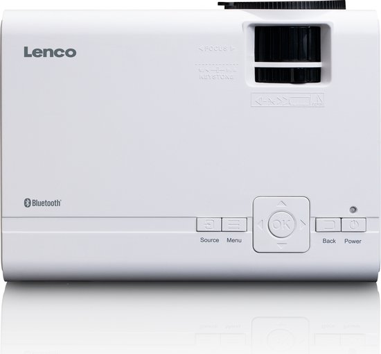 Lenco LPJ-300WH - Beamer Full HD 1080P - Wit - Lenco