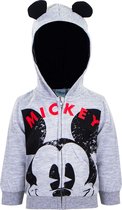 Disney Mickey Mouse vest - grijs - maat 74 (12 maanden)