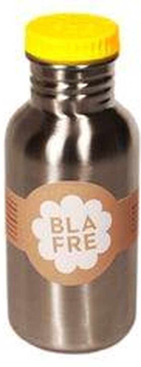 Blafre - RVS Drinkfles 500 ml Geel