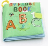 Baby Haai - Zachte Eerste Baby Boek - Stof - Alfabet en Getallen - Engels