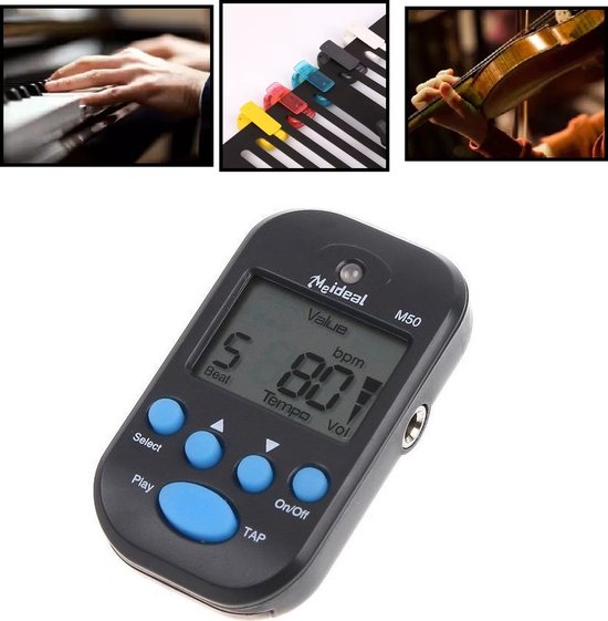 LEKATO Metronoom voor Piano Gitaar Drum Viool Mechanische Metronoom Nauwkeurige Track Beat Tempo voor Beginner Ash Hout Grain, door
