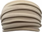 Yoga Haarband- Elastische Haarband-Sporthaarband-Kleur: Beige