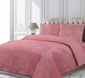 velvet couture dekbedovertrekset fluweel 240x200/220 lisimo roze