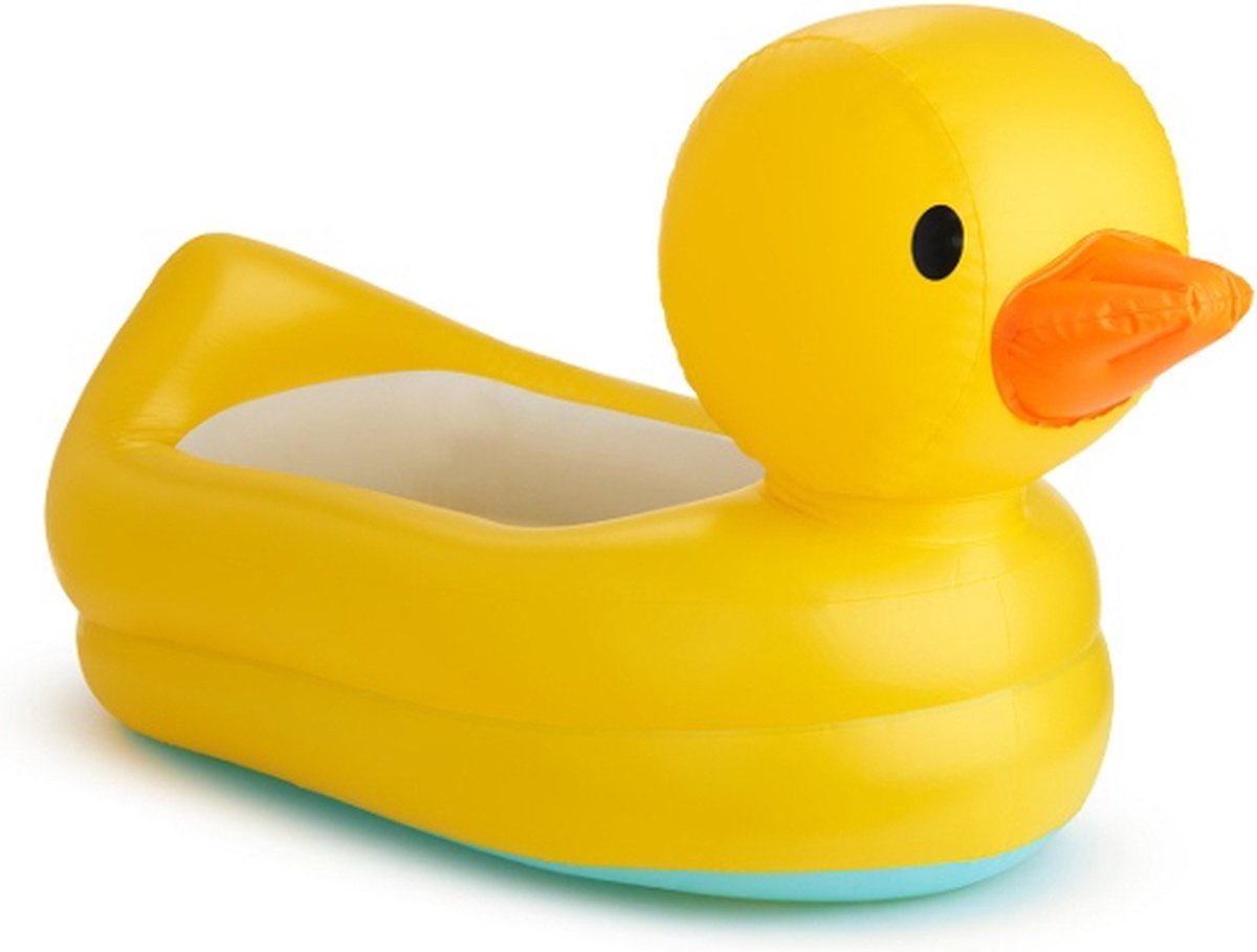 Goedkoopste Munchkin Babybadje - White Hot™ Duck Tub - Opblaasbaar Babybadje - Vorm van een Badeend - Kleurt mee met Temperatuur! - Vanaf 6 Maanden - 79 cm x 48 cm