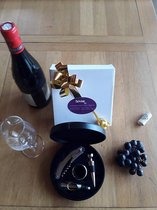 manchon de vin gratuit avec ensemble de vin, coffret cadeau/ Noël\ Décorations de flocon de neige de Noël