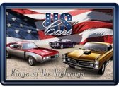 Metalen Postkaart US Cars