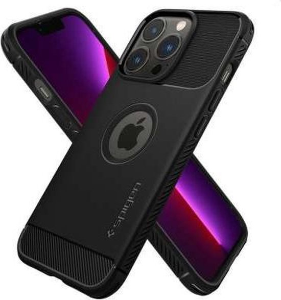 Coque Spigen Rugged Armor Apple iPhone 13 Pro Zwart