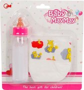 speelset Baby MayMay meisjes wit/roze 2-delig