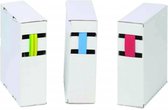 Krimpkous box 2:1 - enkelwandig -  kleur: Wit,  diameter: Ø 4.8 / 2.4 mm - Lengte in doos 11 m