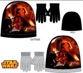 Star wars Muts + Handschoenen - Zwart - Maat 52 cm