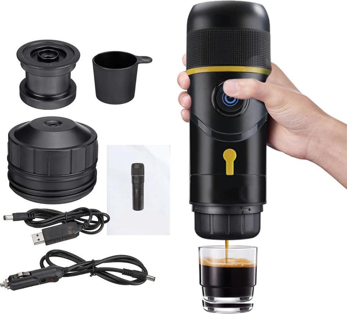 Draadloze Draagbare Koffiemachine - Gemakkelijk Voor In Auto Of Op De