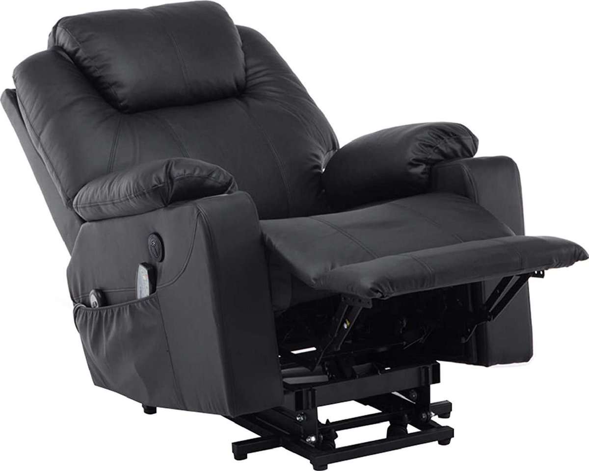 Afbeelding 3 van Monkey's Elektrische Massagestoel Zwart met Sta-op Functie