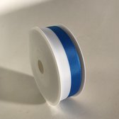 Voetballint Wit - hemelsblauw 2,5 cm