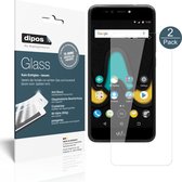 dipos I 2x Pantserfolie helder compatibel met Wiko Upulse Beschermfolie 9H screen-protector