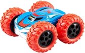 stuntauto RC 360 Cross II junior 1:18 rood/blauw 2-delig