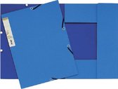 25 x Elastomap Exacompta Forever - A4 - extra stevig karton - 3 kleppen - blauw