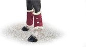 Bucas Brushing Boots Peesbeschermers M Bordeauxrood