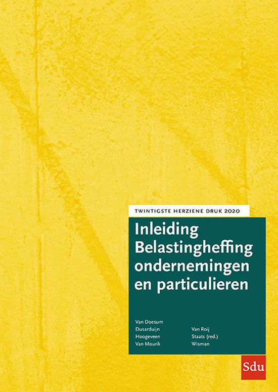 Inleiding Belastingheffing ondernemingen en particulieren. 2 ... - cover