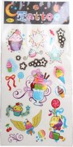 tattoovel cupcake junior 17 x 8 cm papier