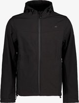 Mountain Peak heren outdoor softshell jas - Zwart - Maat M - Winddicht - Ademend materiaal