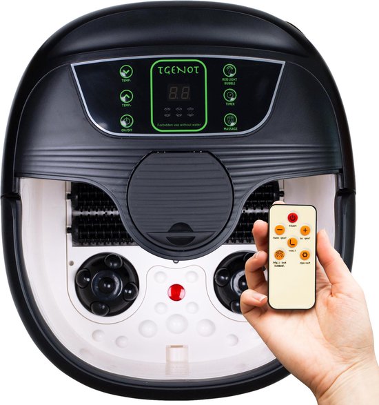 tGenot | XXL Massage Voetenbad - 12L - Automatische Voetmassage - Tot 48°C Verwarming
