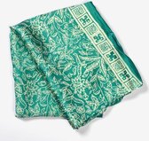 Sarong - omslagdoek - shawl - 100% zijde batik - groen