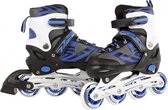 inlineskates junior aluminium blauw/zwart mt 35-38