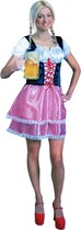 Tiroler Jurk – Dirndl - Oktoberfest - Dames - L/XL 40-42 Roze-Zwart