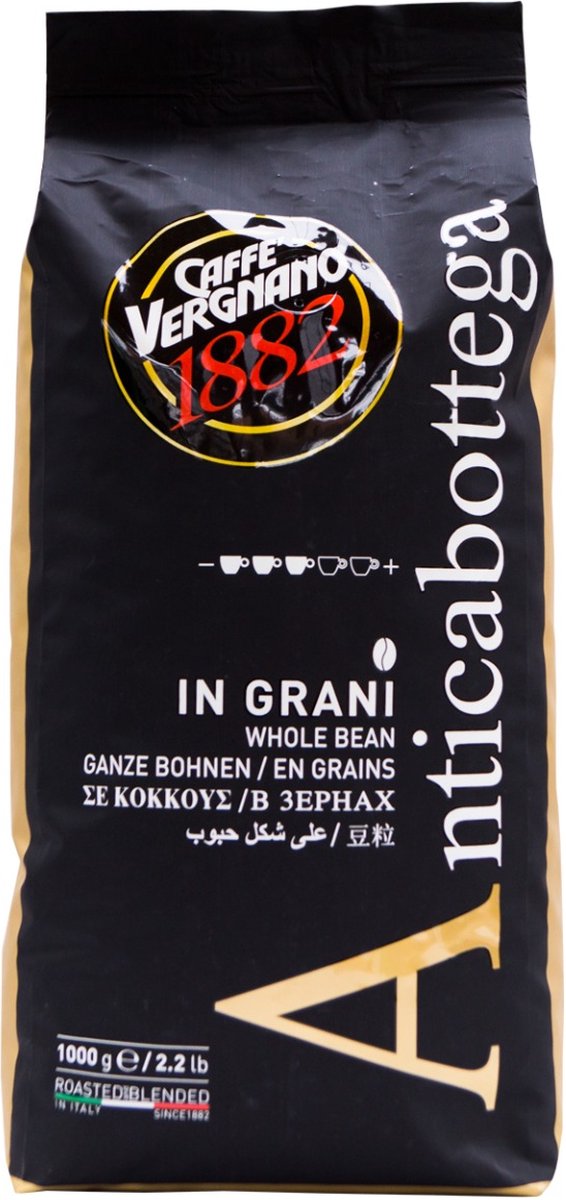 Goedkoopste Caffè Vergnano 1882 Antica Bottega - koffiebonen - 1 kilo