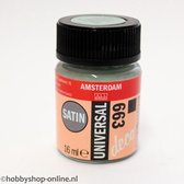 Acrylverf Zijdeglans - 663 Grijsgroen - Deco - Universal Satin - Amsterdam - 16 ml