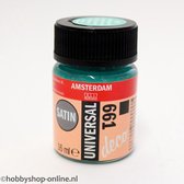 Acrylverf Zijdeglans - Deco - Universal Satin - 661 turkooisgroen - 16 ml - Amsterdam - 1 stuk