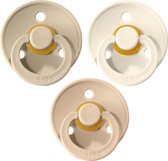 Bibs Speen Set 0-6 Maanden | Fopspeen Set 3 Stuks | Sand, Vanilla, Ivory by Le Beau