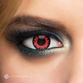 Attitude Holland Halloween ooglenzen op sterkte VAMPIRE VOLTURI -3.00 / 30 day Rood