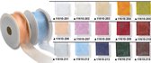 Ribbon Four Seasons met draad 25mm 25m steenrood