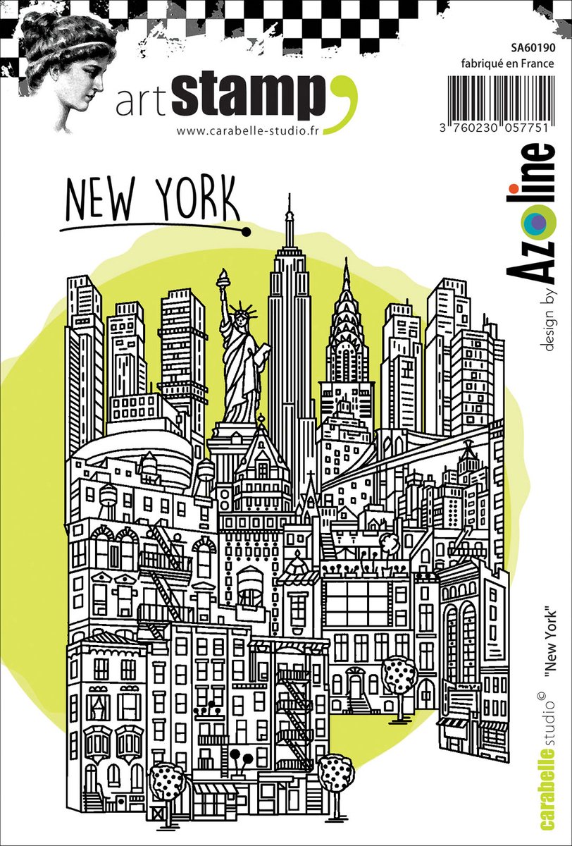 Carabelle Studio Cling stamp - A6 new york