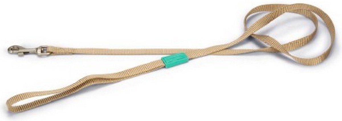Beeztees Hondenriem Uni Nylon Beige 120cmx20mm