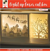 American Crafts DCWV project stacks light up laser cut