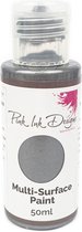Pink Ink Designs Verf - Multi Surface Paint - Tarnished silver - 50ml