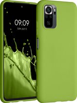 kwmobile telefoonhoesje voor Xiaomi Redmi Note 10 / Note 10S - Hoesje voor smartphone - Back cover in groene peper