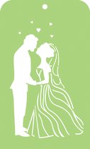Hobbysjabloon - Kaisercraft • designer template bride & groom