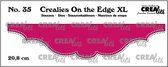Crealies On the Edge - XL no. 35 met Dubbele stippenlijn