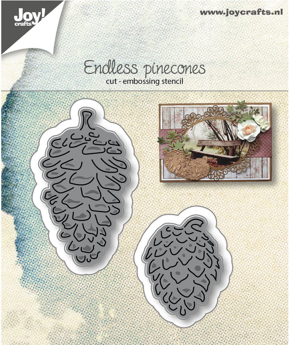 Joy!Crafts Stencil - Snij- embosstencil - Dennenappels