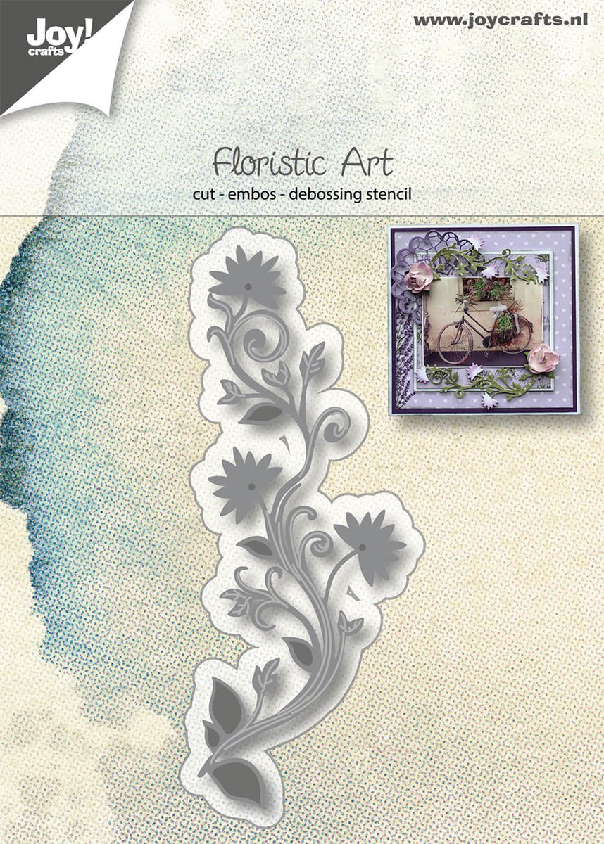 Joy!Crafts Stencil - Stans-embos-debosmal Floristic art