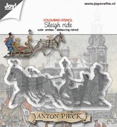 Joy!Crafts Stencil - Stans-embos-debosmal Anton Pieck Paard