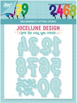Joy!Crafts Snijstencil - Jocelijne Ballon cijfers