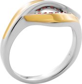 Orphelia - ZR-7520/58 Dames Ring - maat 58 - Zilver/Goud