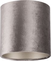 Uniqq Lampenkap velours taupe-bruin diamant Ø 18 cm - 15 cm hoog