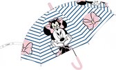 Minnie Mouse | Kinderparaplu | Transparant | Figaro en Minnie Mouse | Handvat Roze