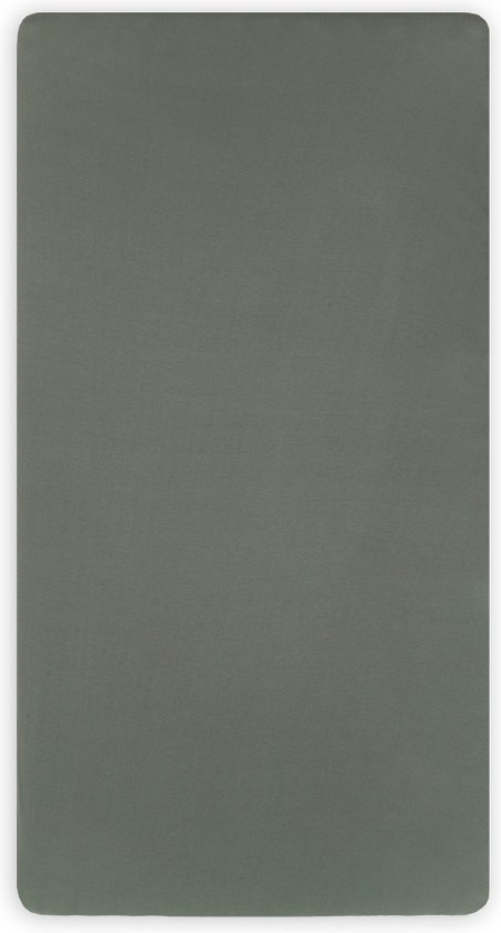 Jollein - Baby Hoeslaken Ledikant Jersey (Ash Green - 2 Stuks) - Katoen - 60x120cm