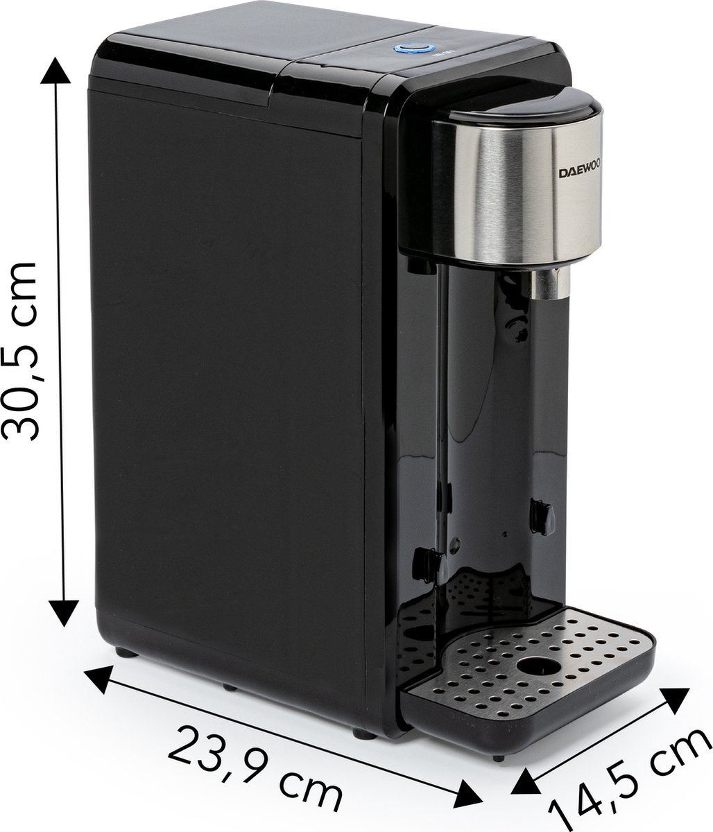 Daewoo Heetwaterdispenser - 2.5 Liter - 100℃ - BPA-Vrij - Instant Waterkoker - Zwart - DSWK40AT — afbeelding 3